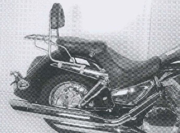 Sissybar without luggage rack chrome for Honda VTX 1300 (03-07) Hepco & Becker