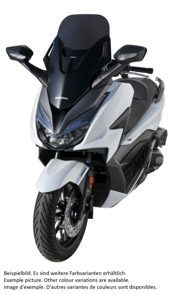 Windshield ERMAX original size for Honda NSS 125 Forza (21-), tinted/light black