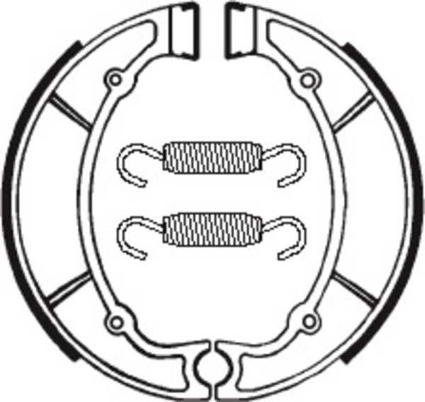 Tecnium Street organic brake shoes - BA063