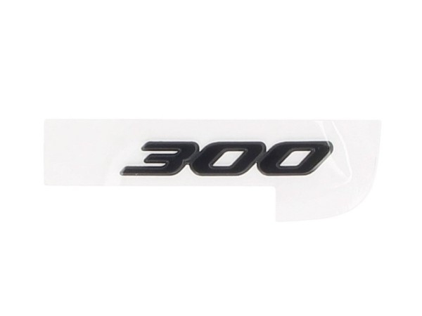 Schriftzug, 300, schwarz, matt