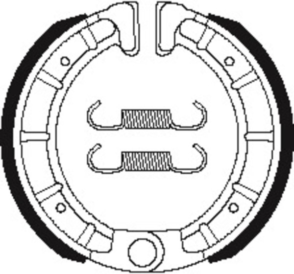 Tecnium Scooter Organic brake shoes - BA206