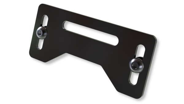HIGHSIDER pro license plate illumination plate black (1pc)
