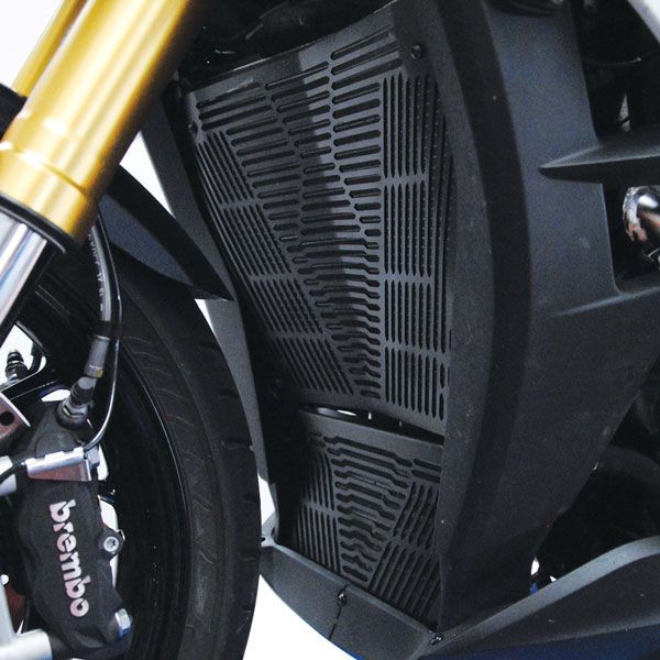 Radiator guard for BMW S 1000 XR (15-19), aluminum, black