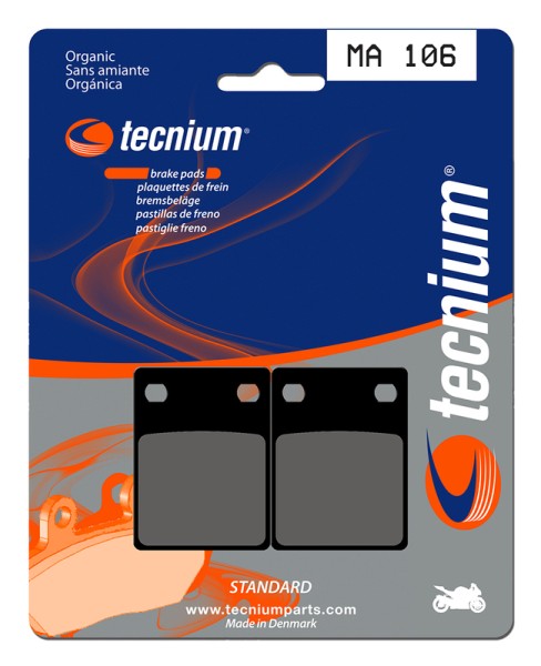 Tecnium Street Organic Brake Pads - MA106