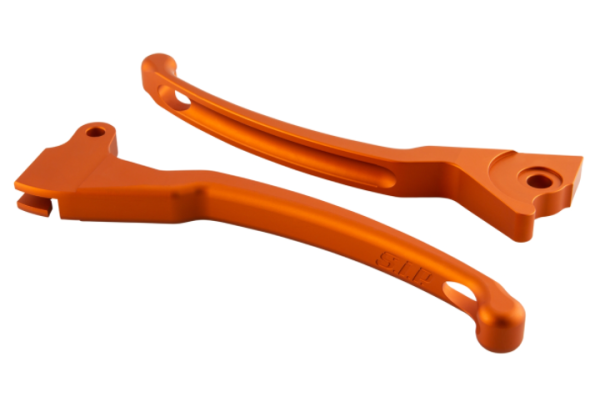 Sport lever set brake left/right for Vespa LX/LXV/S/Primavera/Sprint 50-150ccm, orange matt