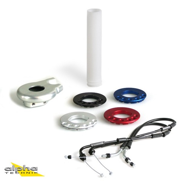 alpha Technik Kurzhubgasgriff für Kawasaki ZX6R/R/ZX-10R