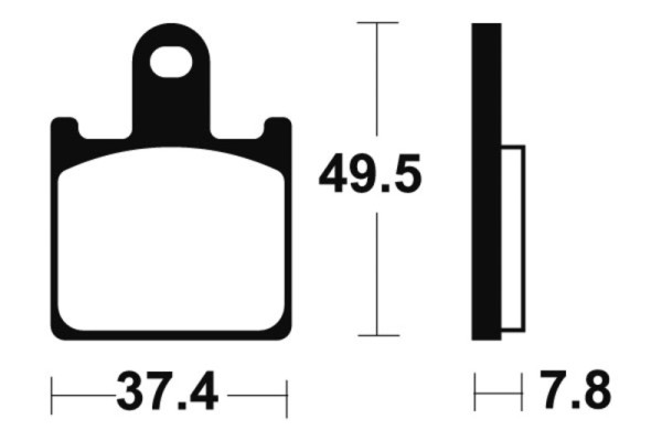 Tecnium brake pads MTR338 sintered metal