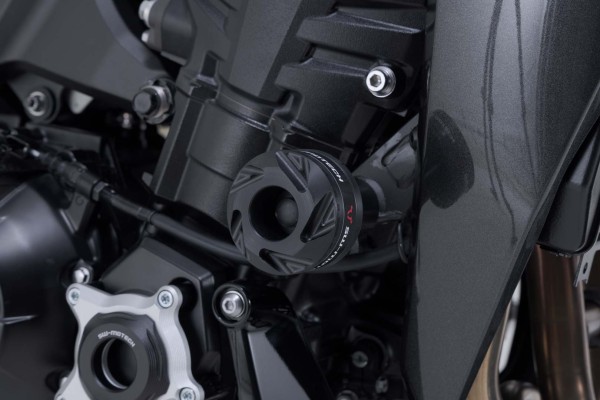 W-Motech crash pad kit black for Kawasaki Z 1100 /SE (26-), Z 900 RS /SE (26-)