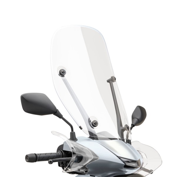 High windshield Pearl Nebbia White for Honda SH 350i (25-) Original