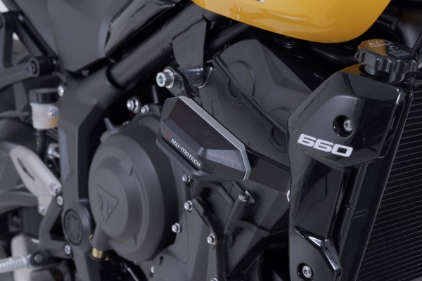 SW-Motech Crash Pad Kit (Frame Mount) for Triumph Trident 660/800, Tiger Sport 660