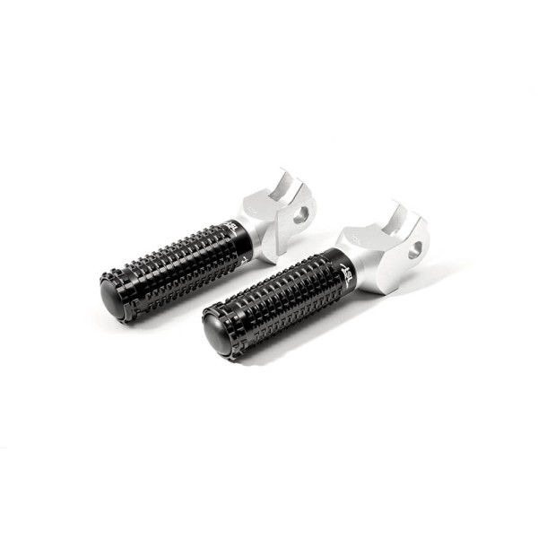 LSL "Extreme" footrests black for Triumph Bonneville / Scrambler (05-15)