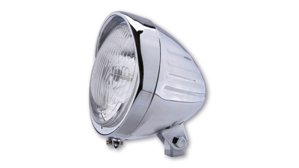HIGHSIDER smart 5 3/4 inch headlight Indian Chrome E-approved (1pc)