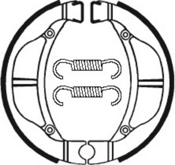 Tecnium Off-Road Organic Brake Shoes - BA093