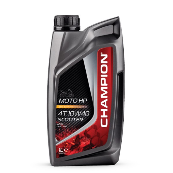 CHAMPION® Moto HP 4T 10W-40 Scooter engine oil - 1 liter