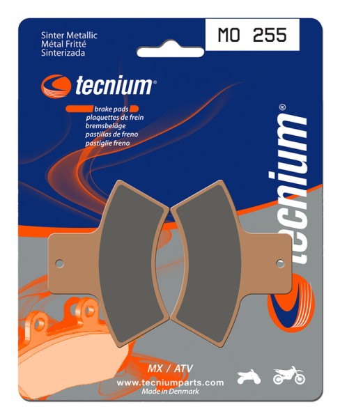 Tecnium MX/ATV sintered metal brake pads - MO255