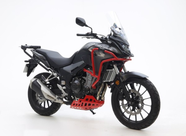 Crash bar made of aluminum, top for Honda CB 500 X, black