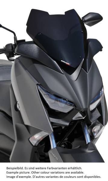 Windshield ERMAX Sport H 410 mm for Yamaha X-MAX 125, tinted