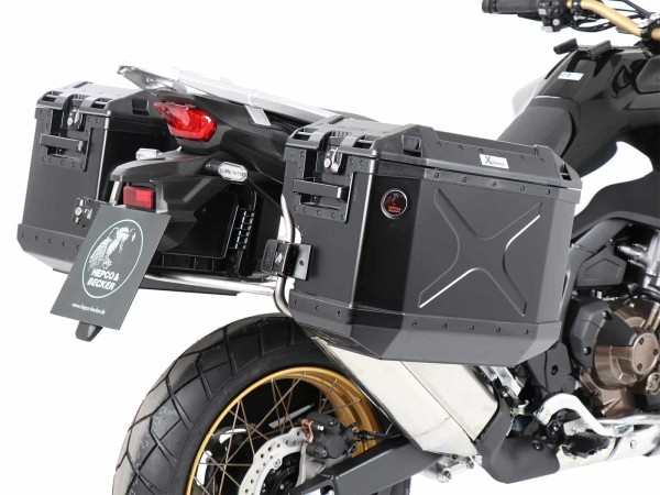 Carrier set cutout black for Honda CRF 1100 L Africa Twin (24-) Hepco & Becker
