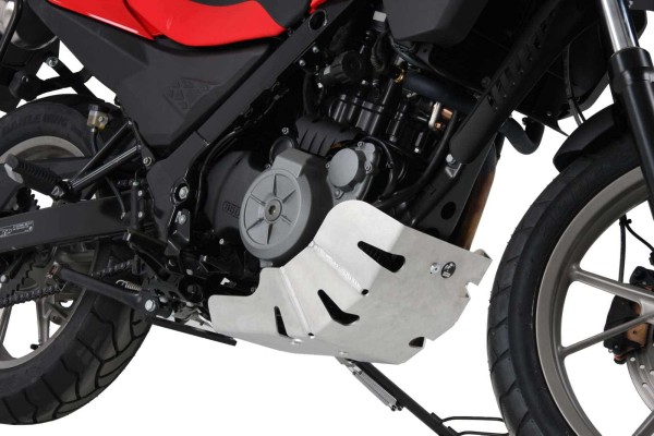 Engine protection plate silver for BMW G 650 GS (11-16)/Sertao (12-16) Hepco & Becker