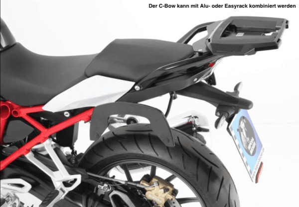 C-Bow side carrier black for BMW R 1200 RS LC (15-18) Hepco & Becker