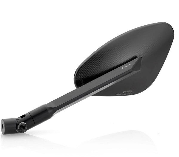 Mirror RIZOMA Genesi right for Vespa, black anodized