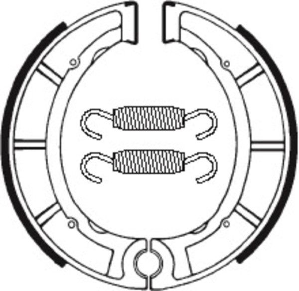 Tecnium Street/Off-Road/ATV Organic brake shoes - BA035