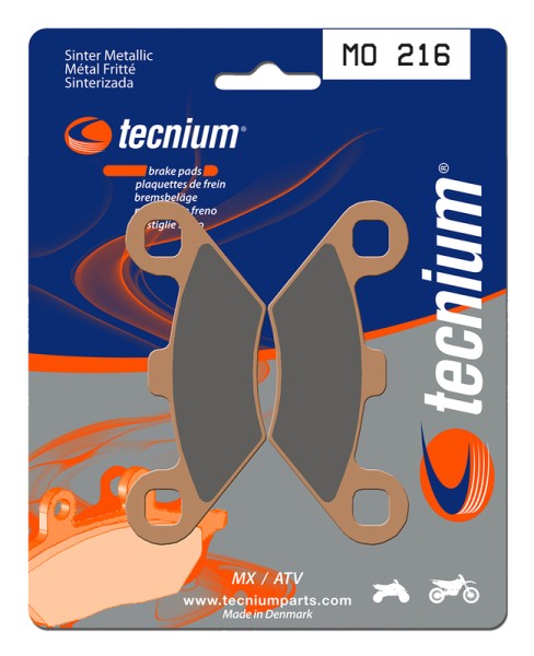 Tecnium MX/ATV sintered metal brake pads - MO216