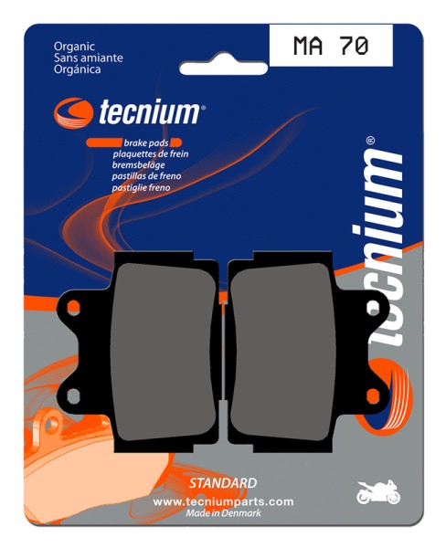 Tecnium Street Organic Brake Pads - MA70