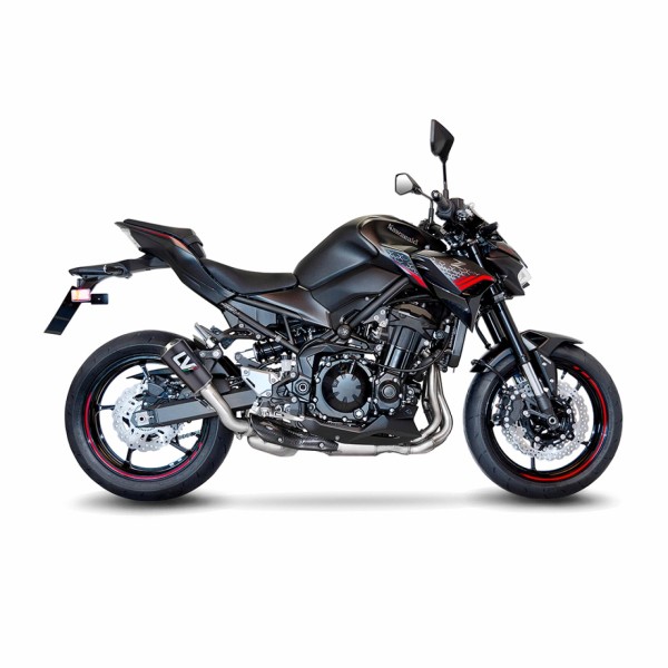 LeoVince exhaust system LV 10 for Kawasaki Z 900, carbon, slip on, Euro4+5, E-certificate