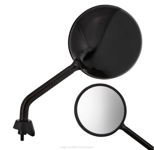Mirror Shorty, black glossy, right and left for Vespa GTS / GTS Super HPE 125/300 ('19-)