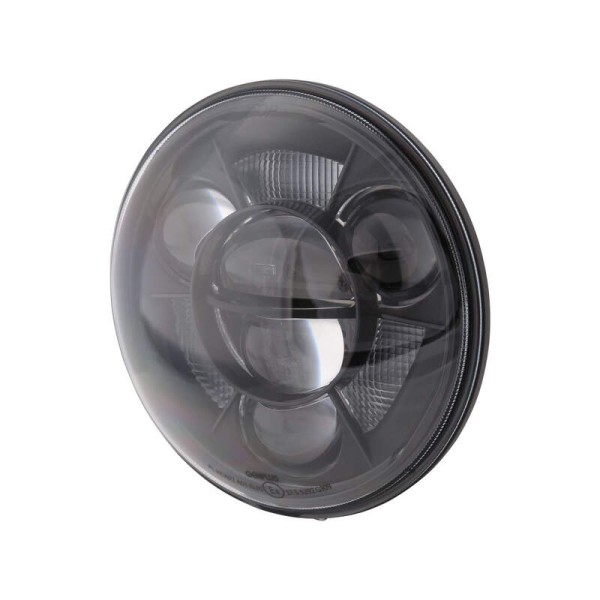 HIGHSIDER pro 7 inch headlight insert type 11 LED black E-approved (1pc)