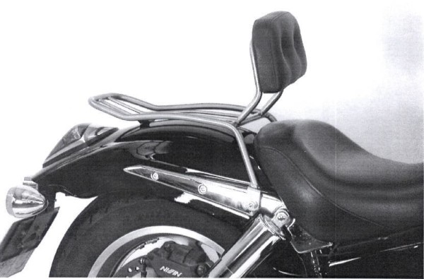 Solorack without backrest chrome for Honda VTX 1800 (01-06) Hepco & Becker