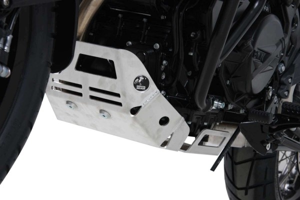 Engine protection plate silver for BMW F 800 GS (08-18) Hepco & Becker