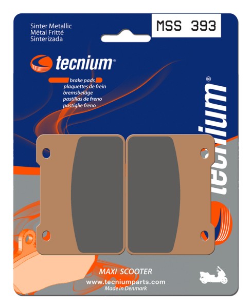Tecnium Maxi Scooter sintered metal brake pads - MSS393