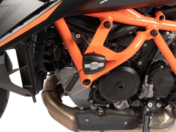 Engine guard incl. protection pad orange for KTM 1390 Super Duke R / EVO (24-)