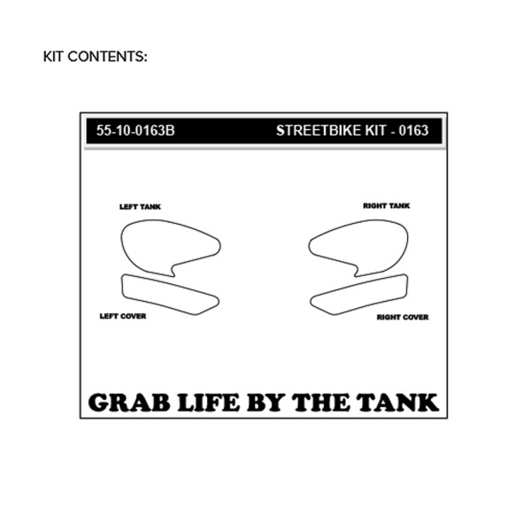 Stompgrip black Volcano for Yamaha YZF-R3 (19-)