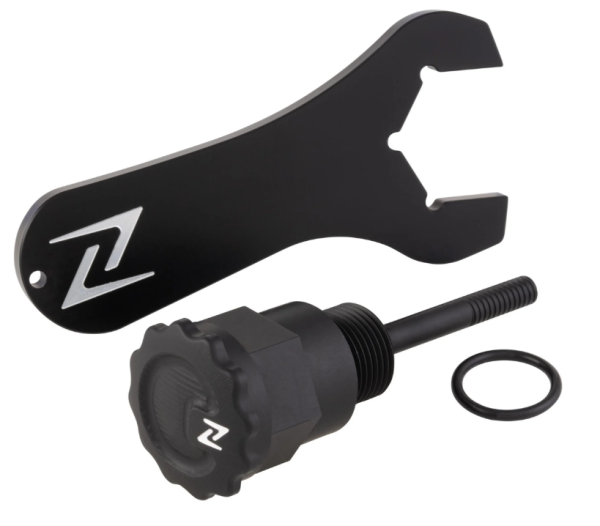 Oil filler plug engine oil, oil pan ZELIONI Vintage for Vespa, black matt