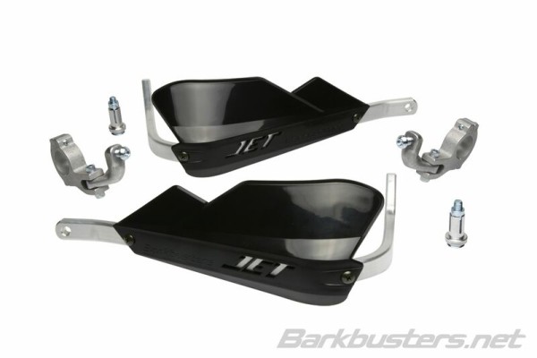 Barkbusters Jet Handguard Set Two-point mounting Conical Black