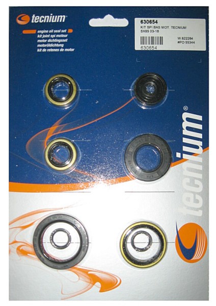 Tecnium set of engine oil seals