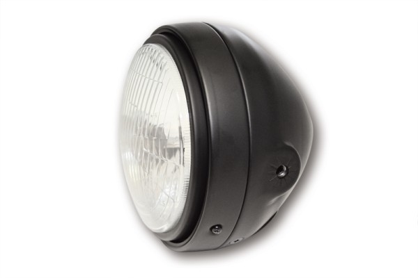 HIGHSIDER smart 5 3/4 inch main headlight black E-approved (1pc)