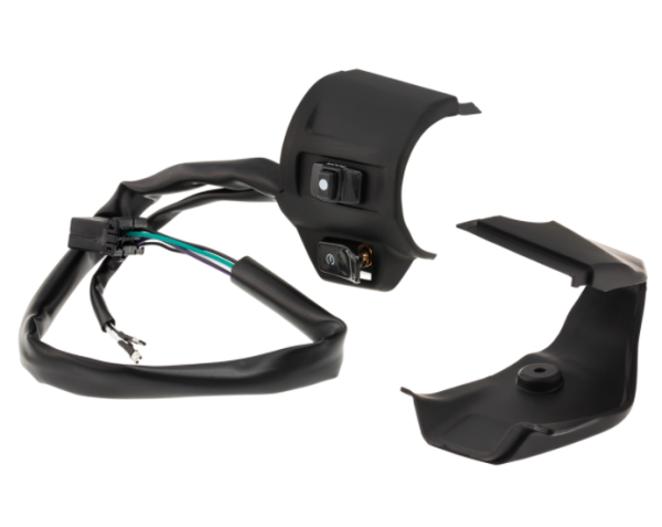 Switch unit DMP right for Vespa Primavera/Sprint, black matt