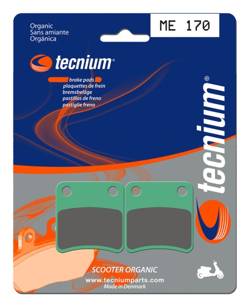 Tecnium Scooter Organic Brake Pads - ME170