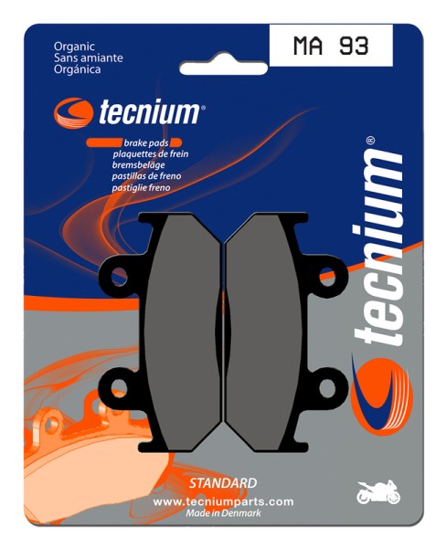 Tecnium Street Organic Brake Pads - MA93