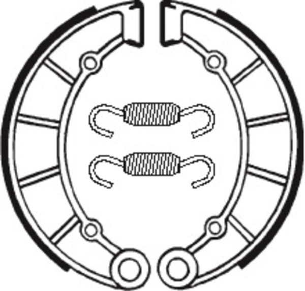 Tecnium Street organic brake shoes - BA091