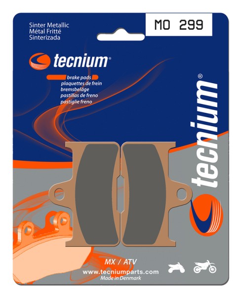 Tecnium MX/ATV sintered metal brake pads - MO299