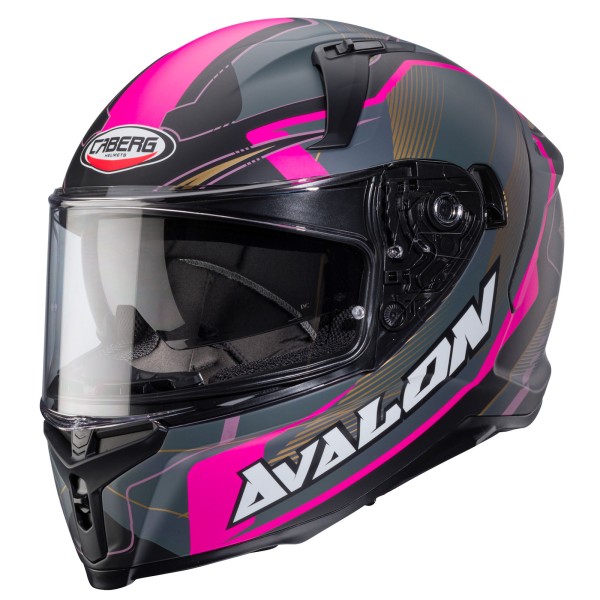Caberg helmet Avalon X Optic matt-black/grey-fuchsia