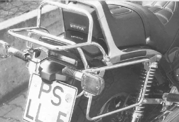 Side case carrier bolted chrome for Honda SLR 650 (97-99) Hepco & Becker