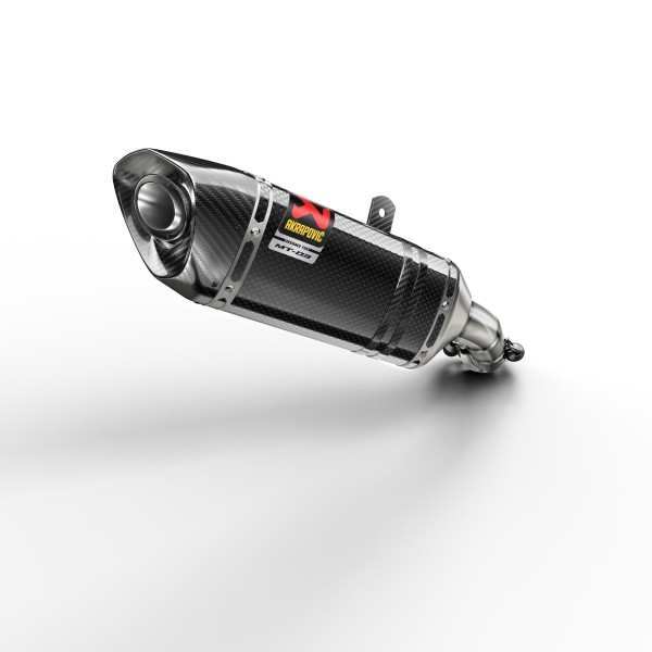 Original Akrapovic Yamaha MT-03 & R3 slip-on carbon silencer with approval (EU4)