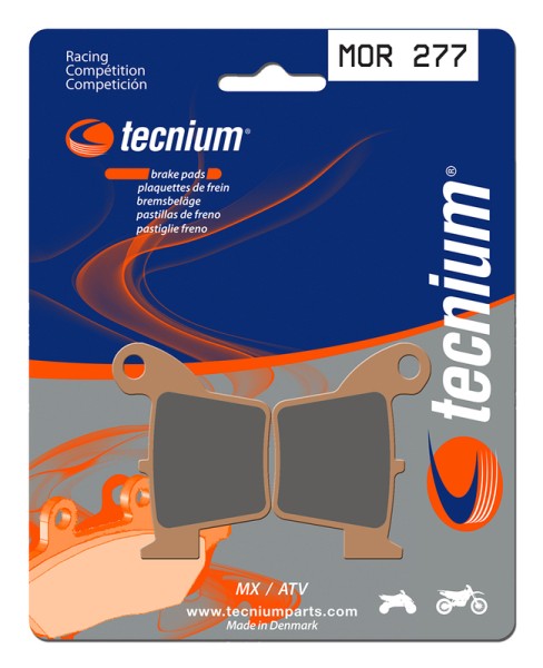 Tecnium Racing MX/ATV sintered metal brake pads - MOR277