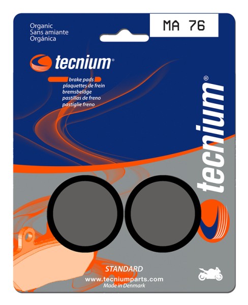 Tecnium Street Organic Brake Pads - MA76